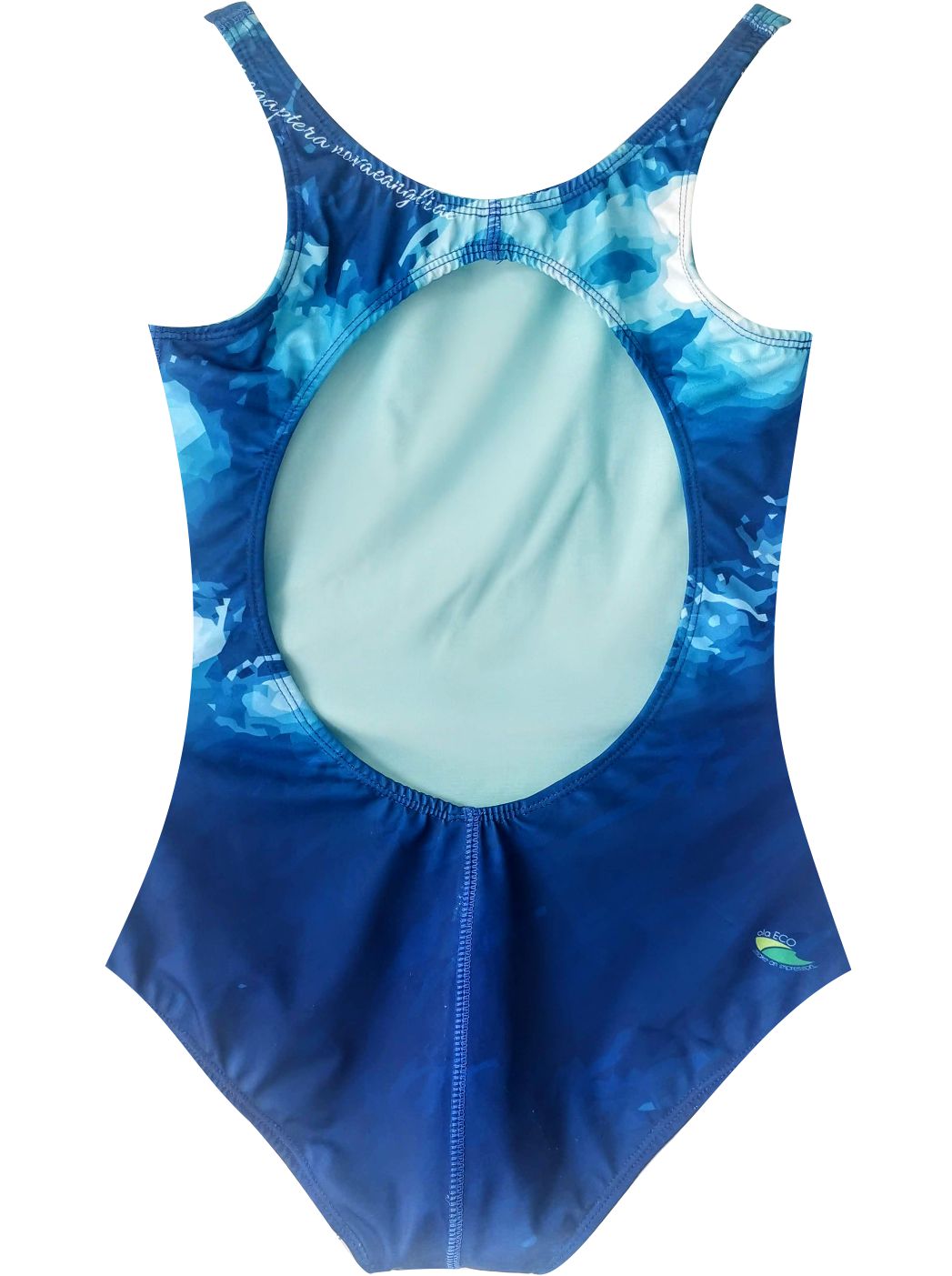 SWIMSUIT - WHALE BUBBLE - OVAL BACK