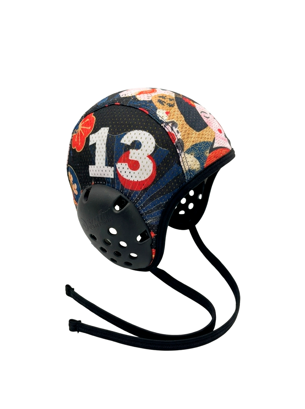 GEISHA WATERPOLO CAPS - UNDERWATER RUGBY CAPS - BLACK