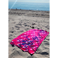 MICROFIBER TOWEL - PINK STINGRAY 