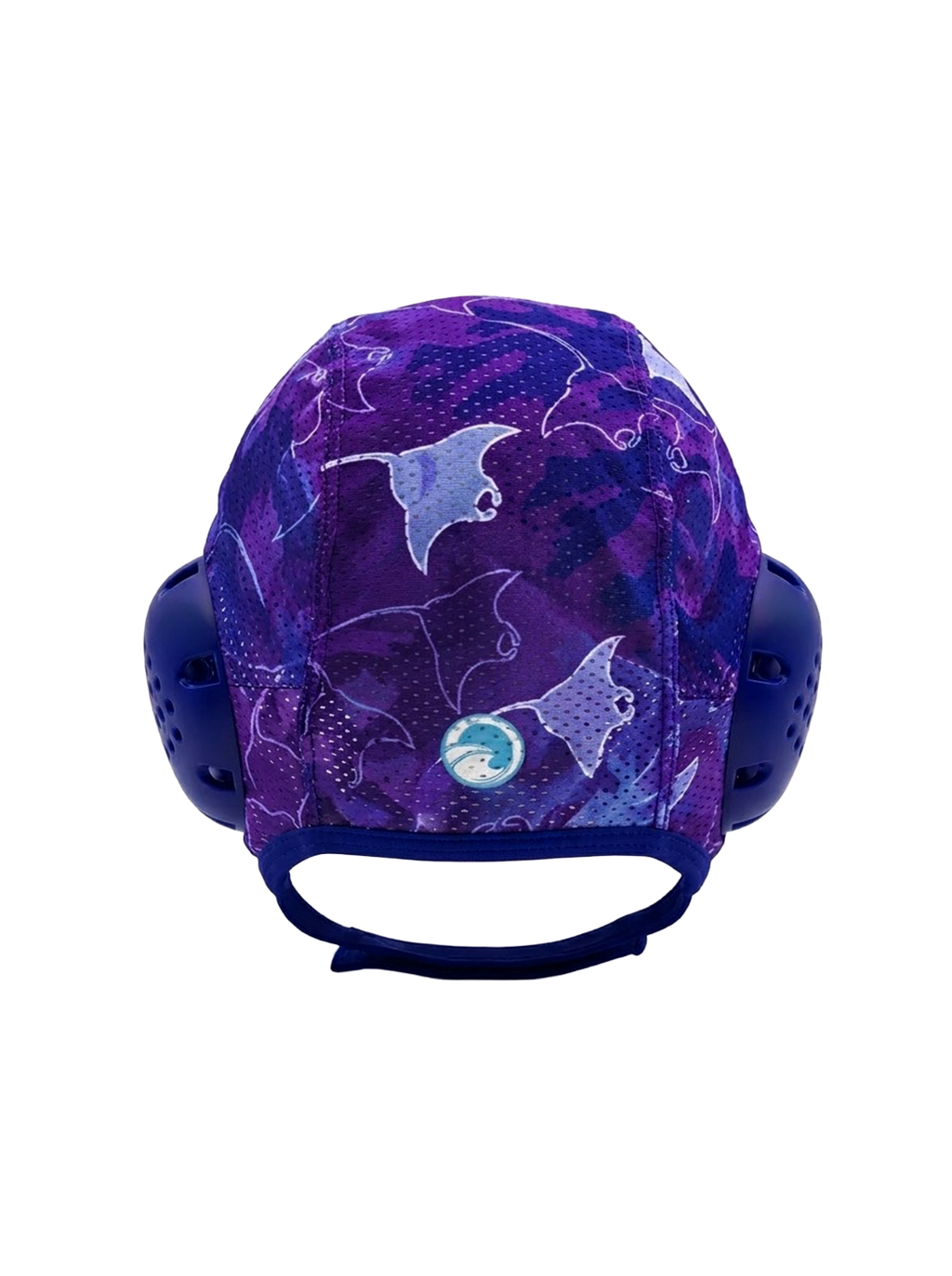 WATER POLO CAP - EARGUARDS - STINGRAY PURPLE CAMU