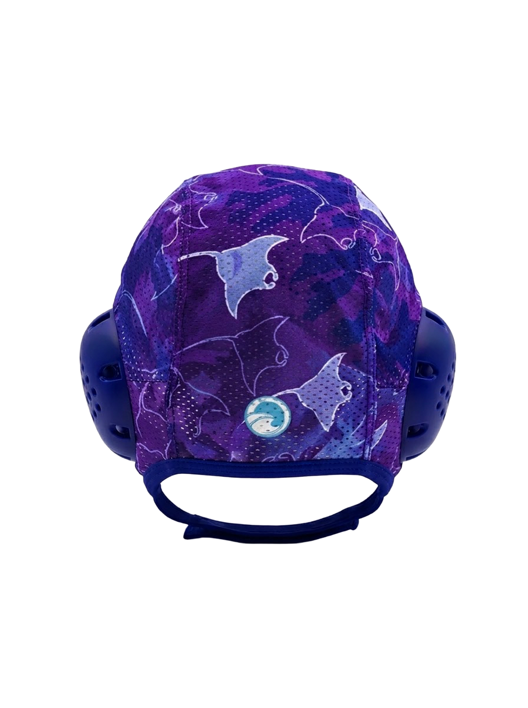 WATER POLO CAP - EARGUARDS - STINGRAY PURPLE CAMU