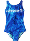 SWIMSUIT MARINE CORAL BLUE - UNDER WATER LIFE