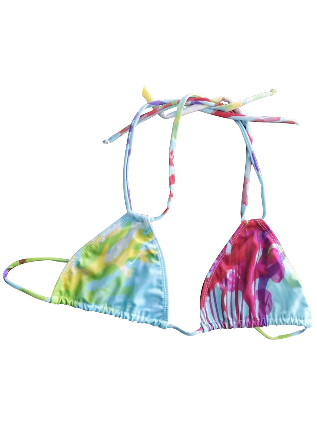 BIKINI TOP TRIÁNGULO - CORAL MARINO