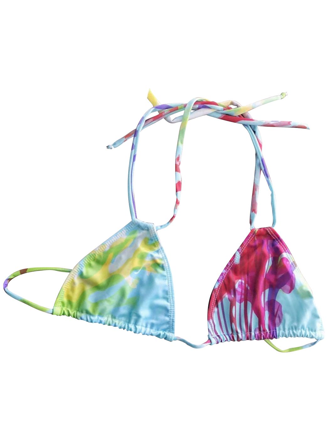 Bikini Triangle Top - Marine Coral