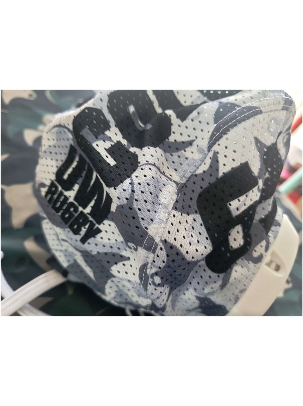 WATER POLO CAP - STINGRAY CAMU WHITE