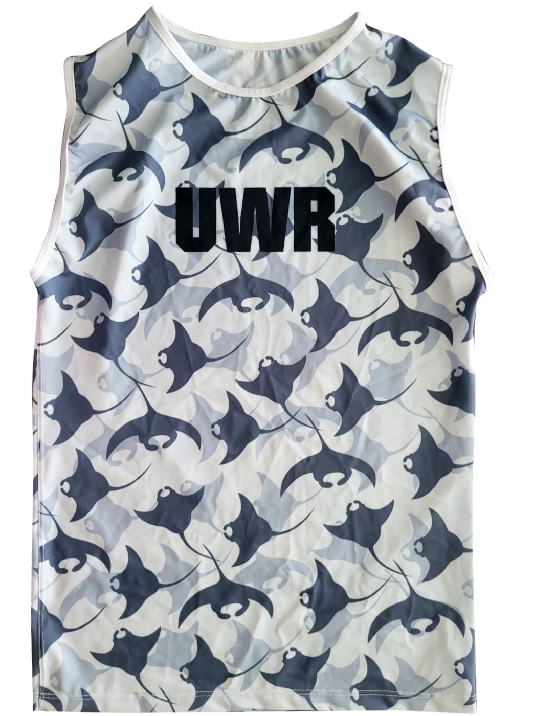 UWR SLEEVES RASH GUARD - MANTA CAMU GREY