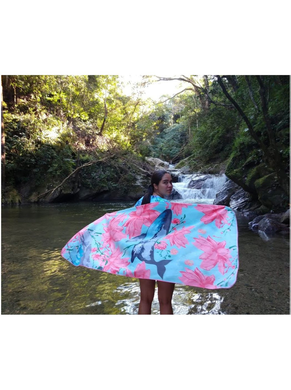 MICROFIBER TOWEL-  WHALE