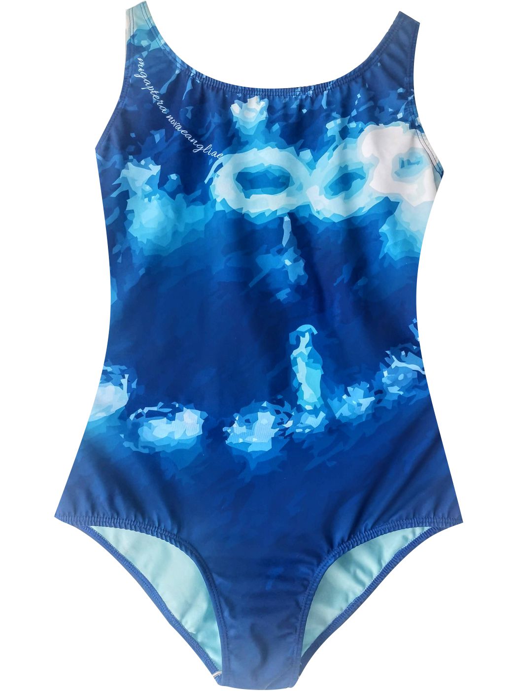 SWIMSUIT - WHALE BUBBLE - OVAL BACK
